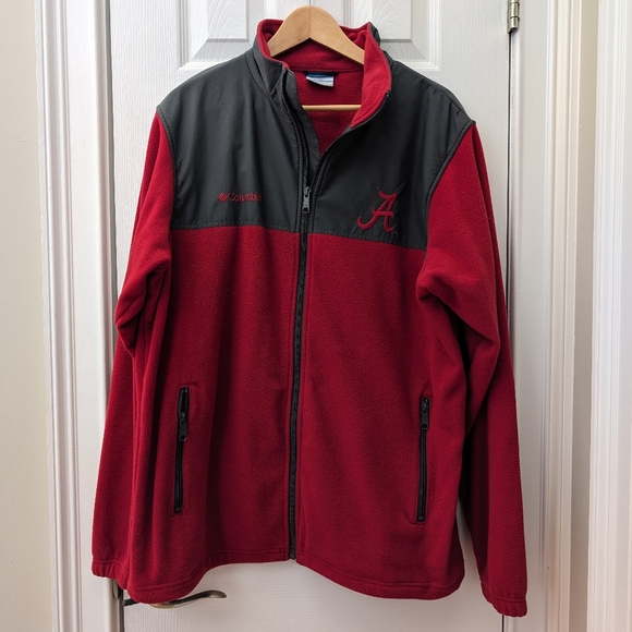 Columbia Alabama Crimson Tide Fleece Jacket - Picture 1 of 3